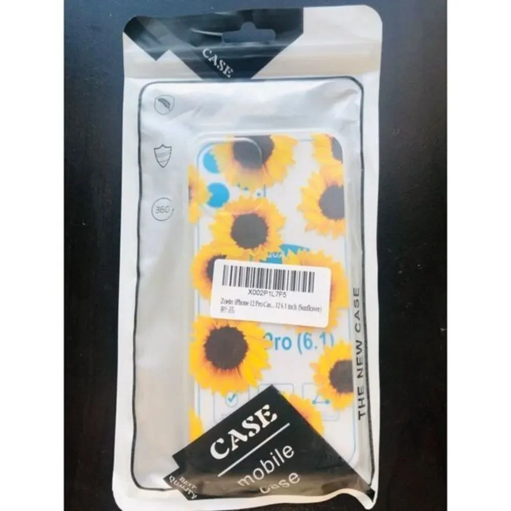 Brand New‎ Zoeirc Iphone 12 Pro Case 12 6.1 Inch Sunflower Phone Case